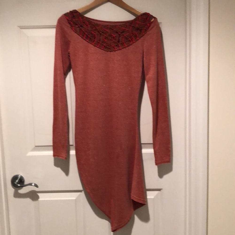 Anthropology asymmetrical dress.
